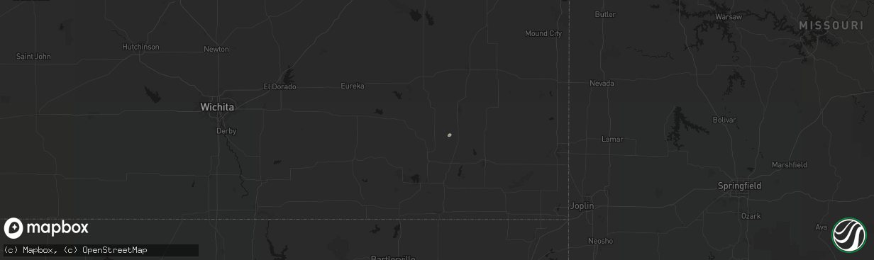 Hail map in Altoona, KS on March 4, 2026