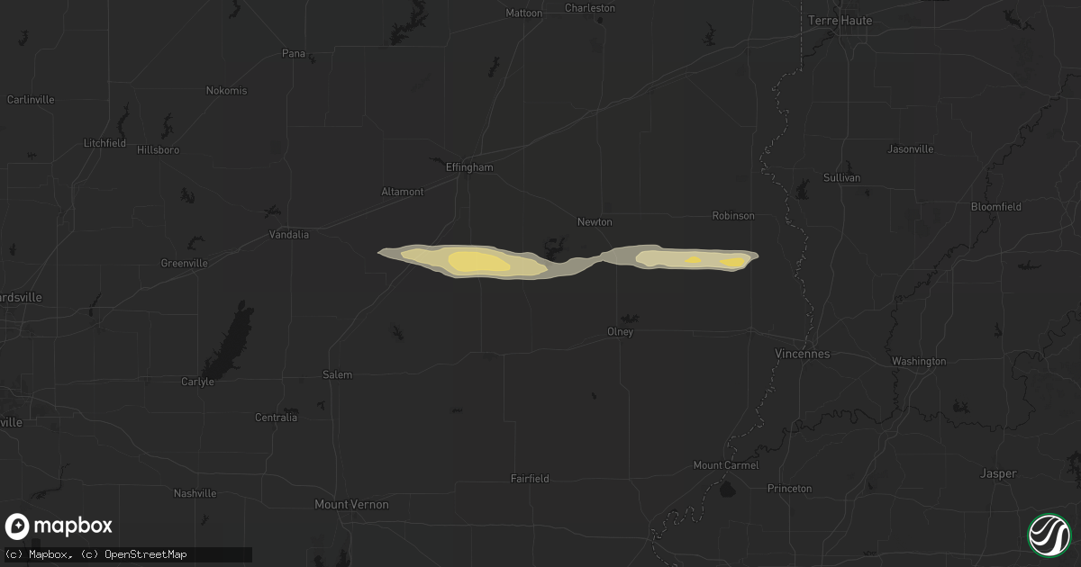 Hail map in Ingraham, IL on March 4, 2026