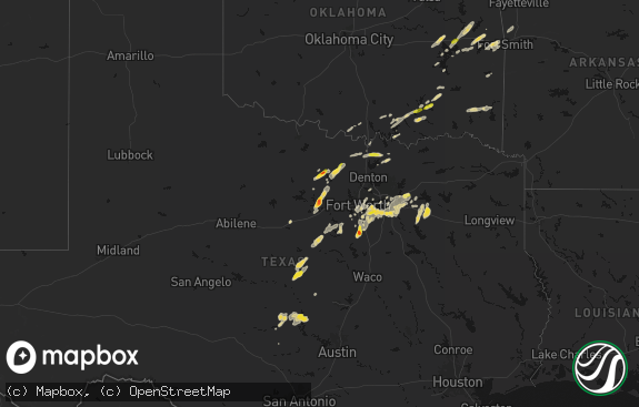Hail map preview on 03-04-2026