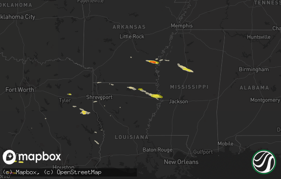 Hail map preview on 03-05-2018