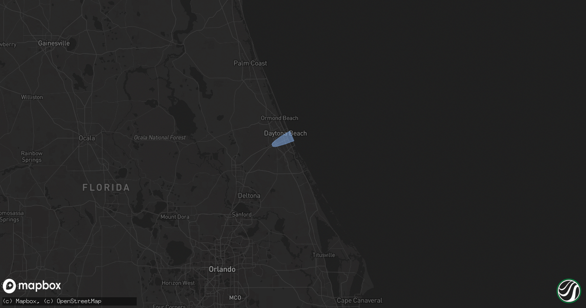 Hail map in Port Orange, FL on March 5, 2025