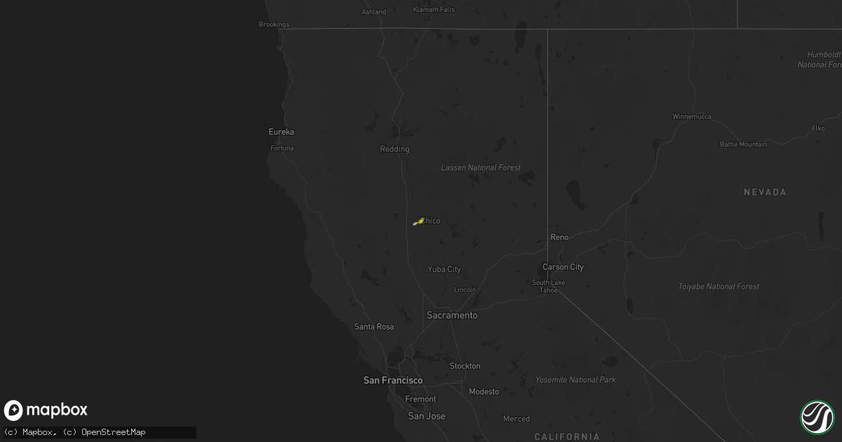 Hail map on March 6, 2023