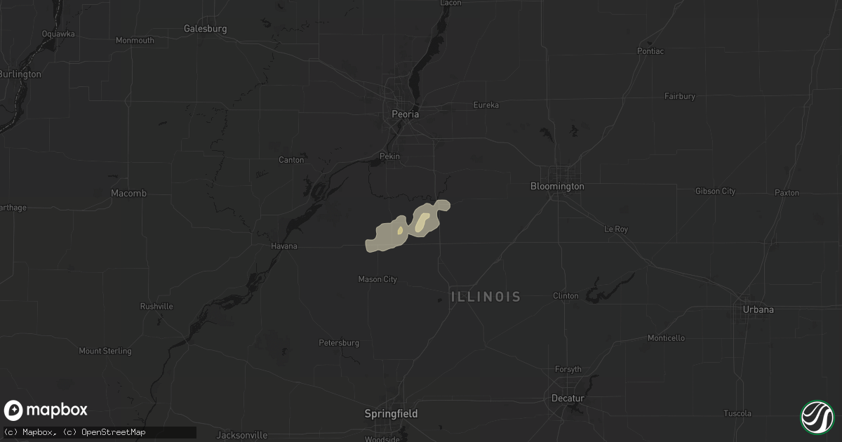 Hail map in Delavan, IL on March 6, 2026
