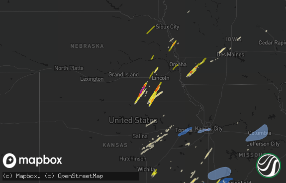 Hail map preview on 03-06-2026