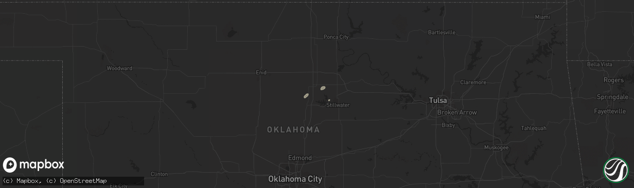 Hail map in Perry, OK on March 7, 2011