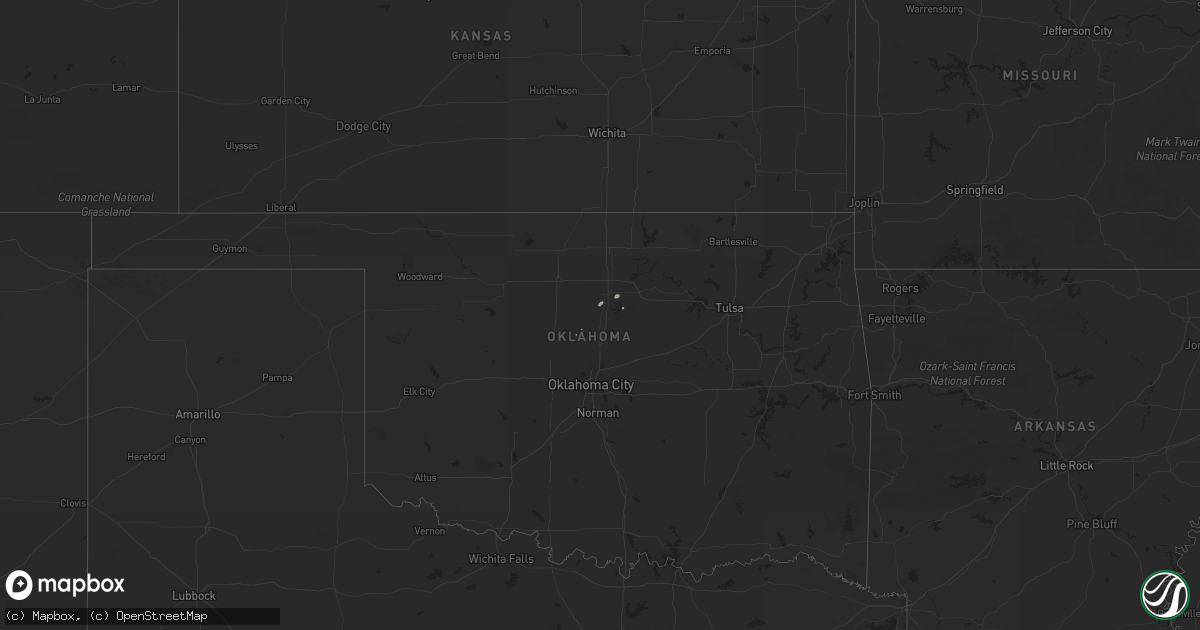 Hail map on March 7, 2011