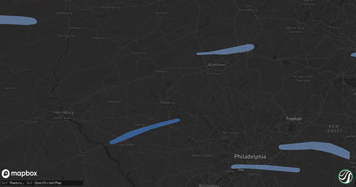 Hail map in Brooklyn, NY on March 7, 2022