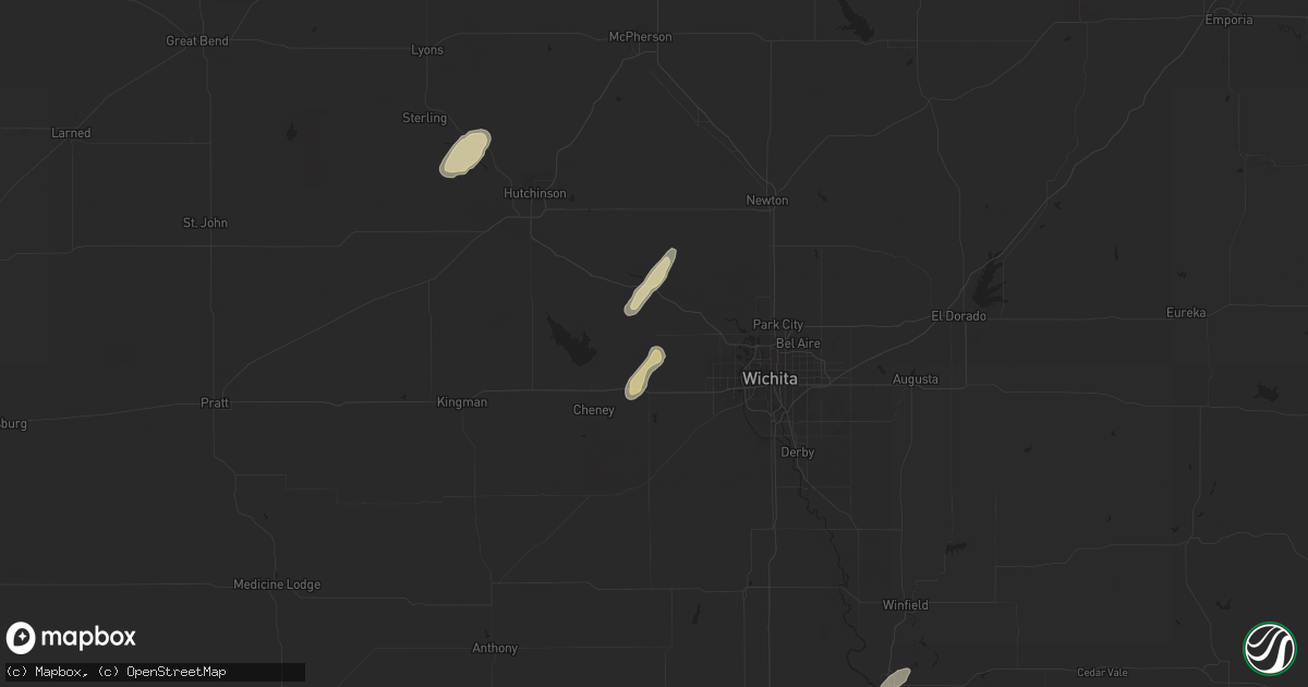 Hail map in Andale, KS on March 7, 2024