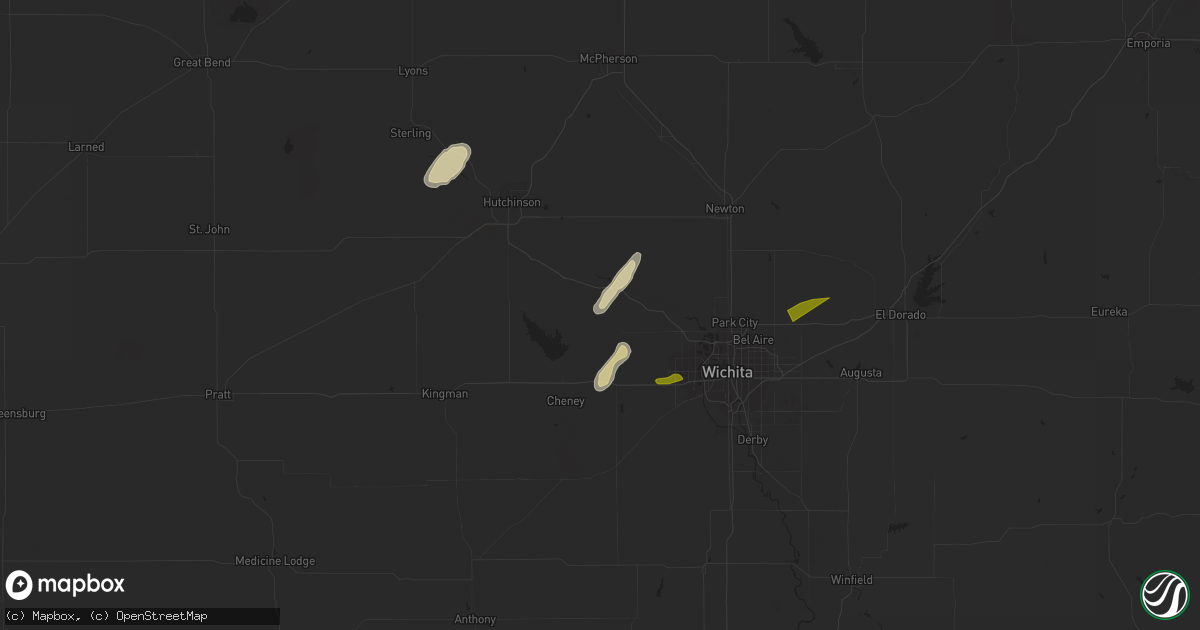 Hail map in Mount Hope, KS on March 7, 2024