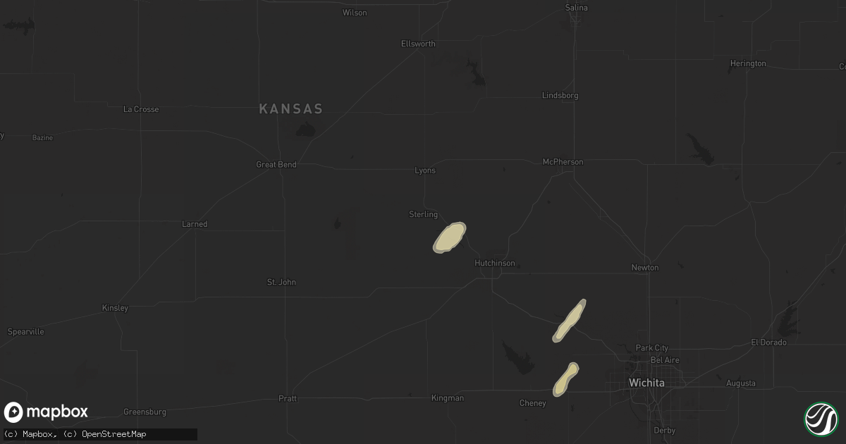 Hail map in Sterling, KS on March 7, 2024