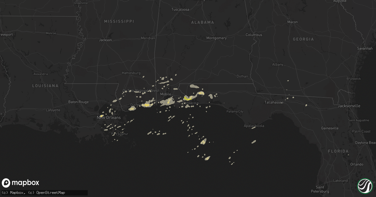 Hail map on March 9, 2011
