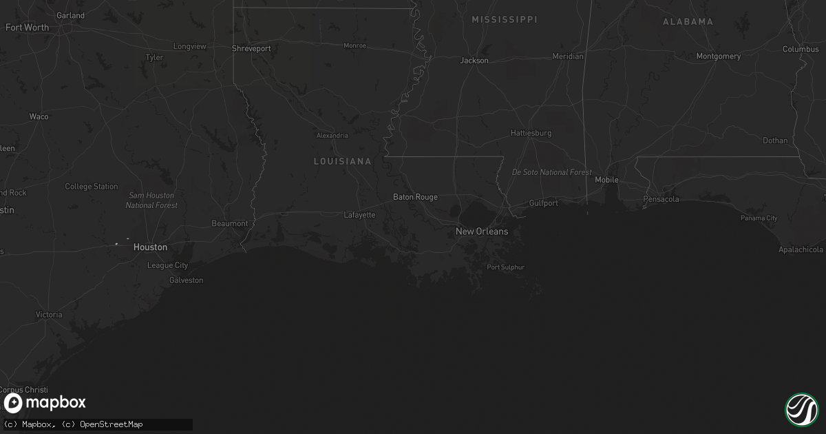 Hail map in Florida on March 9, 2012