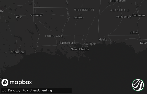 Hail map preview on 03-09-2012