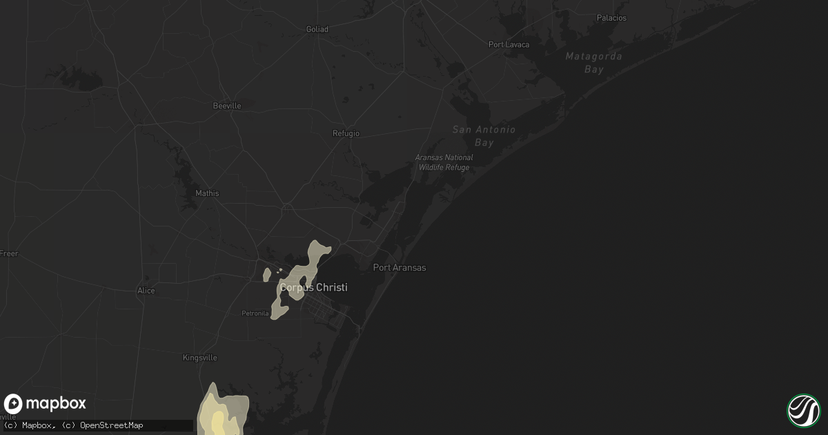 Hail map in Mission, TX on March 9, 2016