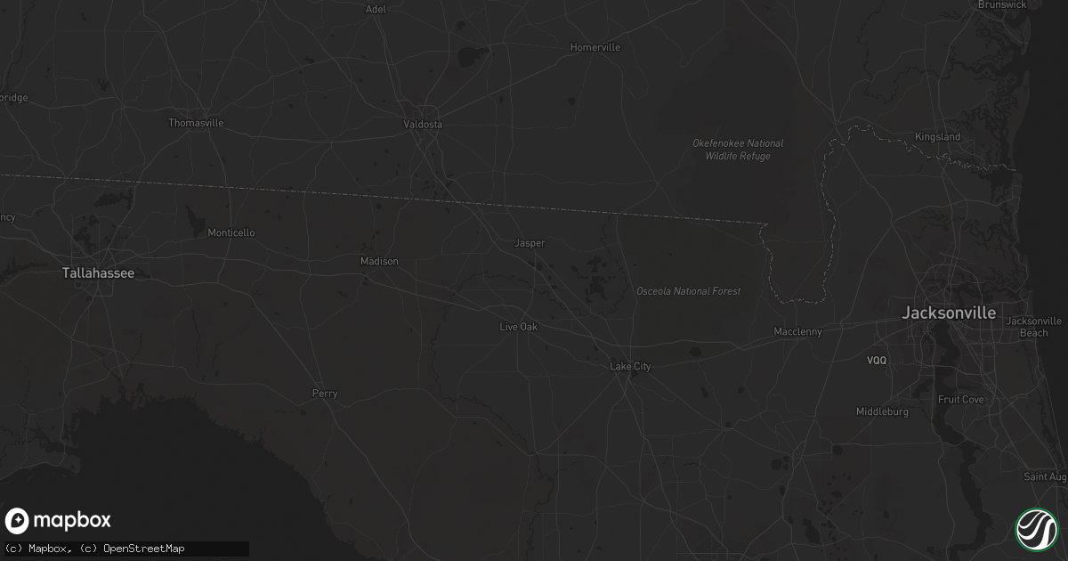 Hail map in Cape Canaveral, FL on March 9, 2022