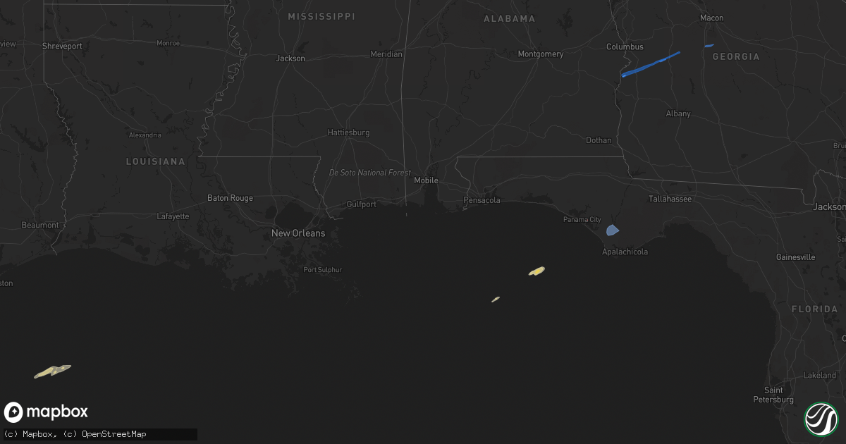 Hail map on March 9, 2022