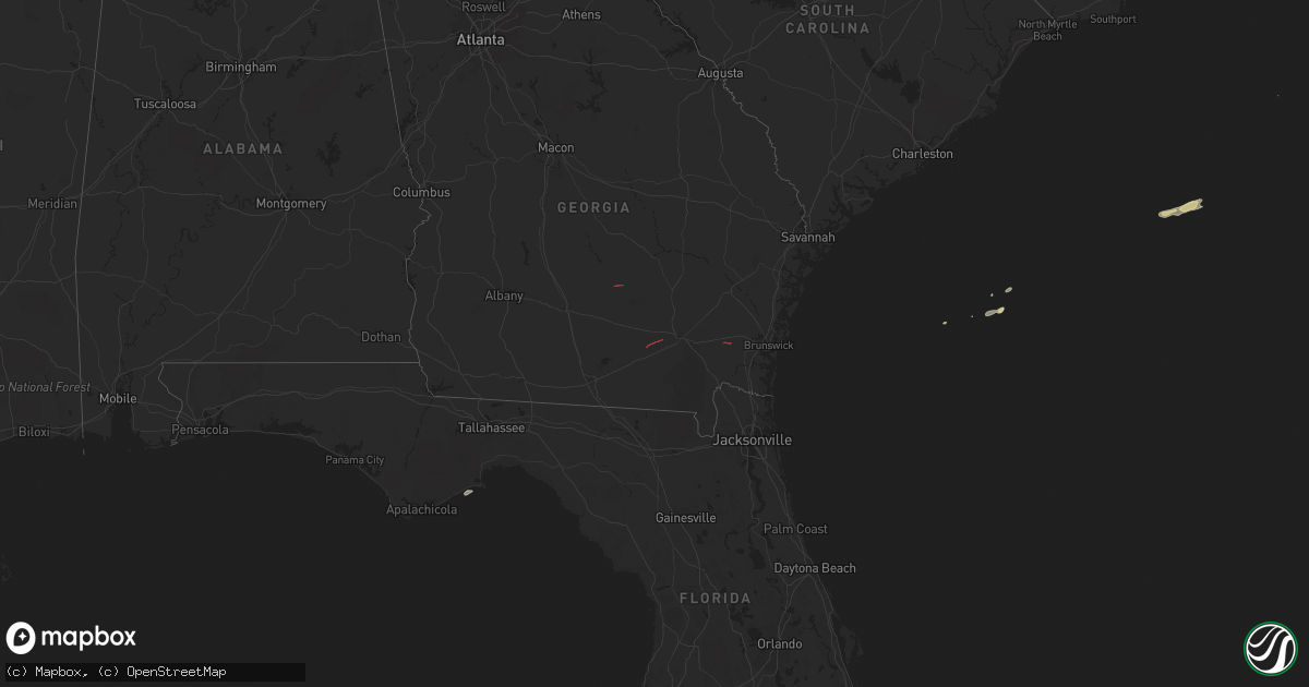 Hail map on March 9, 2024