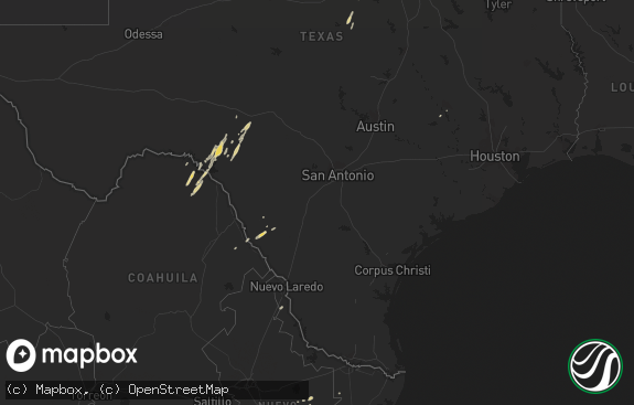 Hail map preview on 03-10-2012