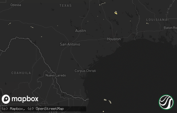 Hail map preview on 03-10-2017