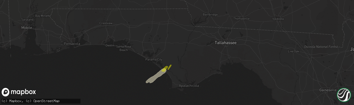 Hail map in Wewahitchka, FL on March 10, 2022