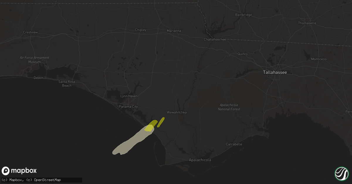 Hail map in Wewahitchka, FL on March 10, 2022