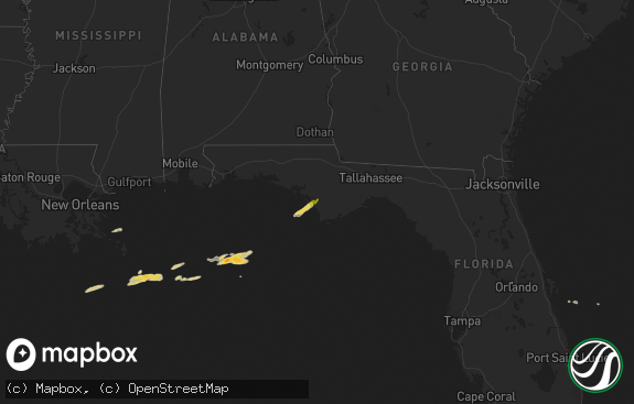Hail map preview on 03-10-2022