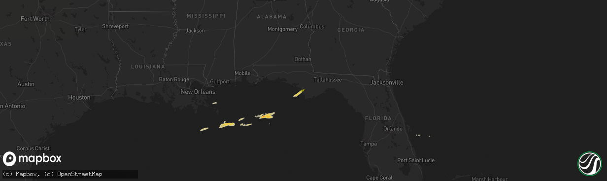 Hail map on March 10, 2022