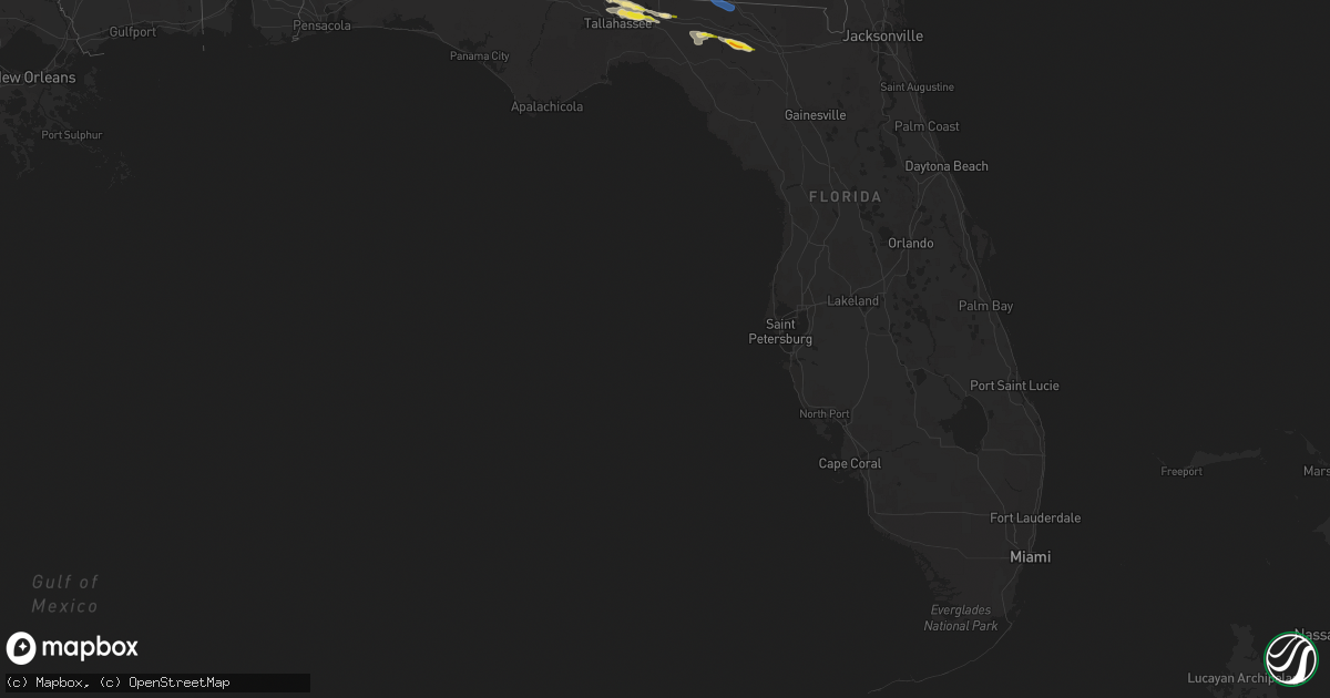 Hail map in Florida on March 10, 2023