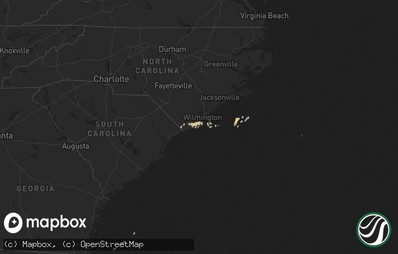 Hail map preview on 03-10-2025