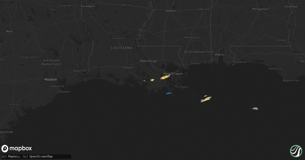 Hail map on March 11, 2022