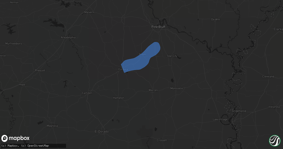 Hail map in New Edinburg, AR on March 11, 2026