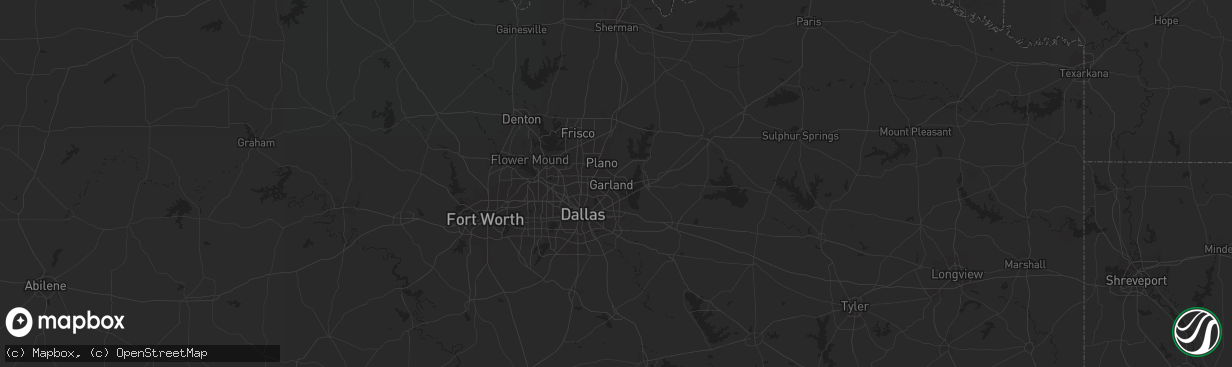 Hail map in Thomas, OK on March 12, 2016