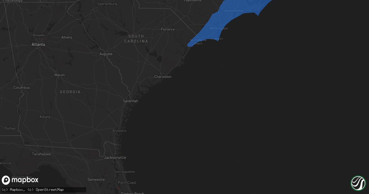 Hail map in Virginia on March 12, 2022