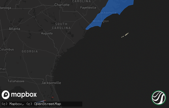 Hail map preview on 03-12-2022