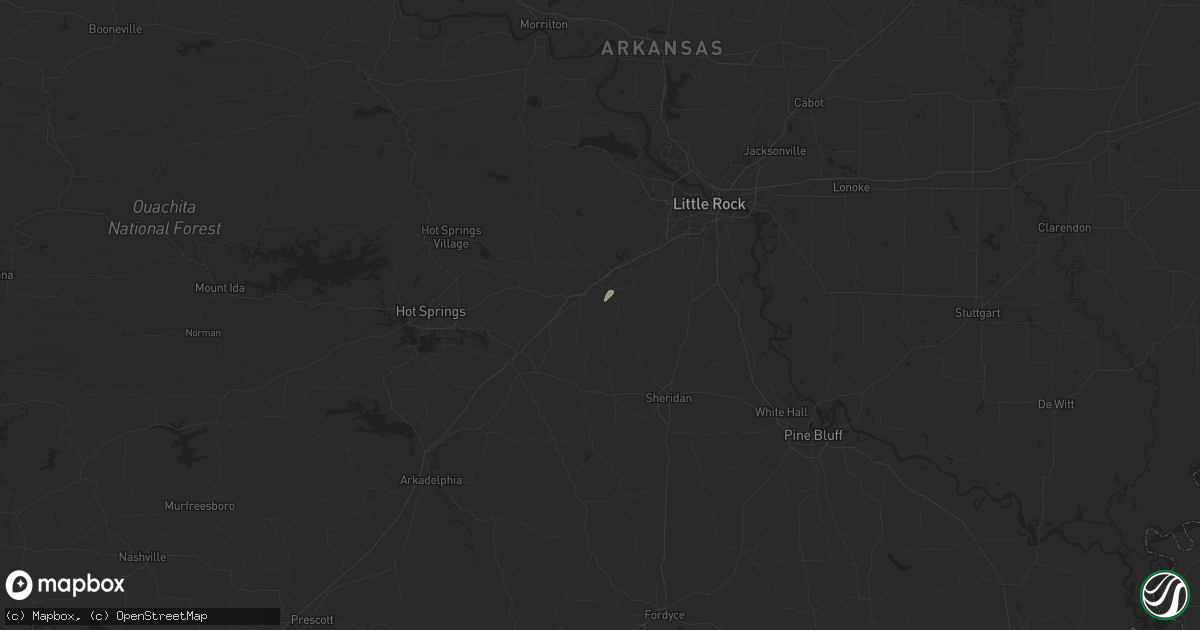 Hail map in Benton, AR on March 12, 2025