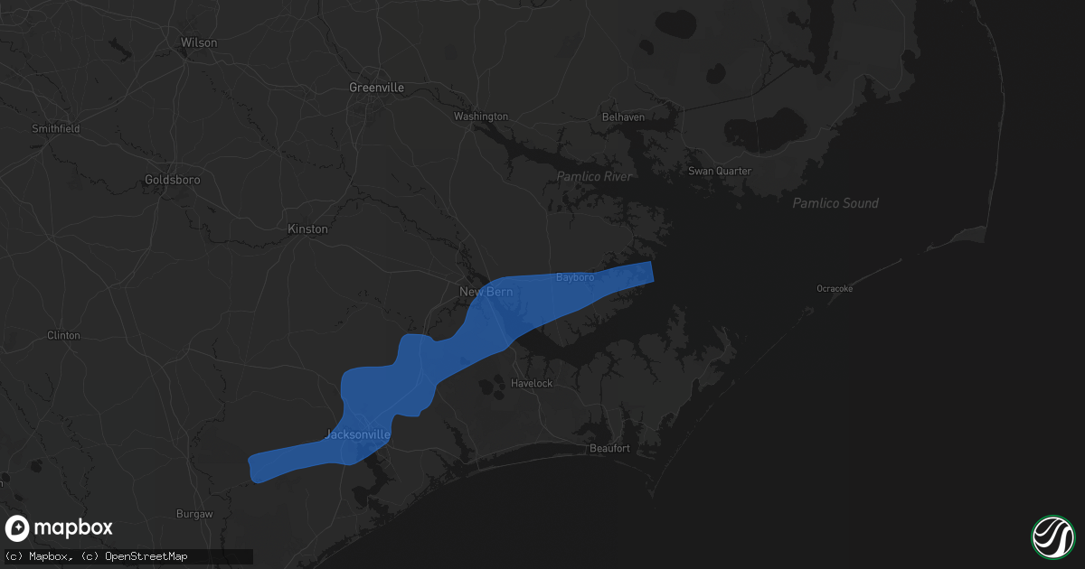 Hail map in Grantsboro, NC on March 12, 2026