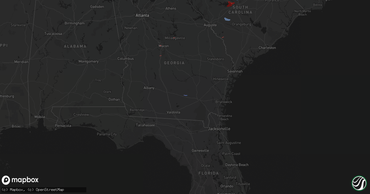 Hail map on March 12, 2026