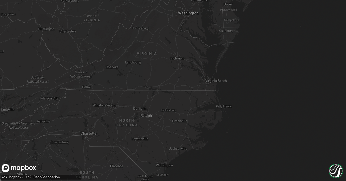 Hail map on March 13, 2012