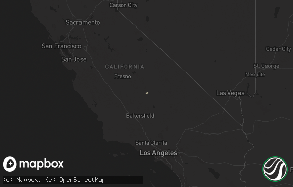 Hail map preview on 03-13-2018