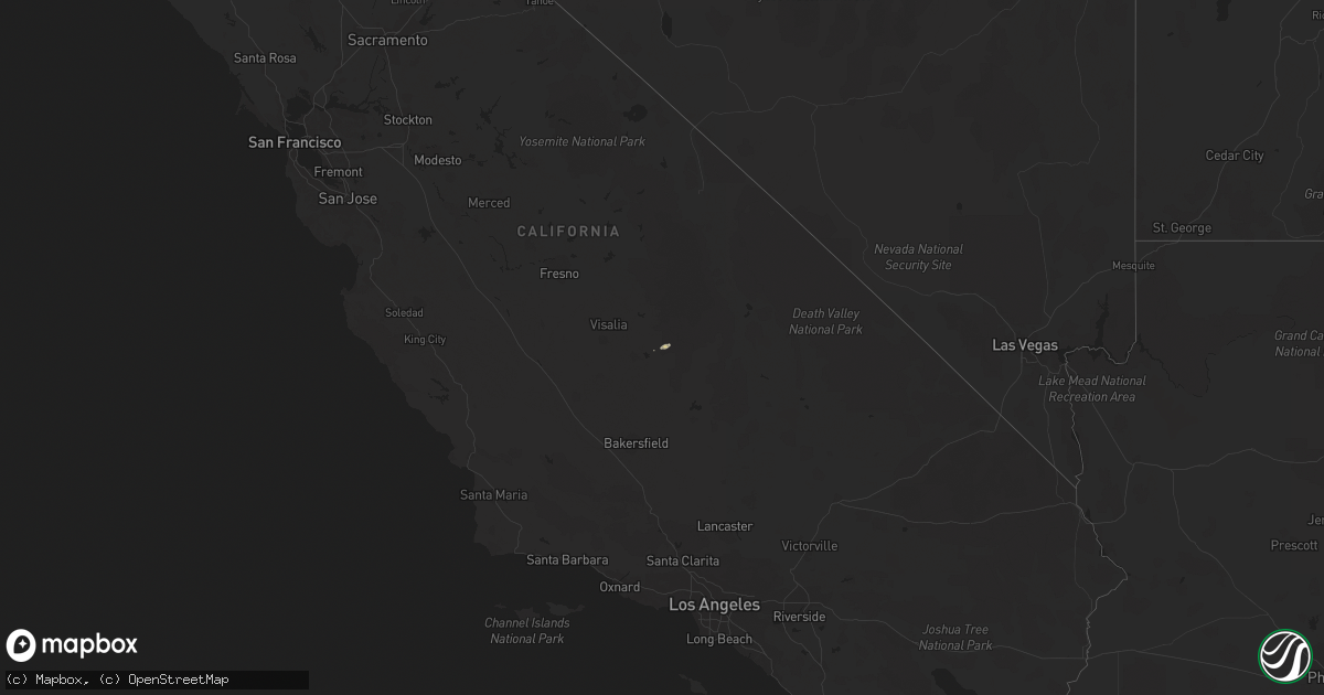 Hail map on March 13, 2018
