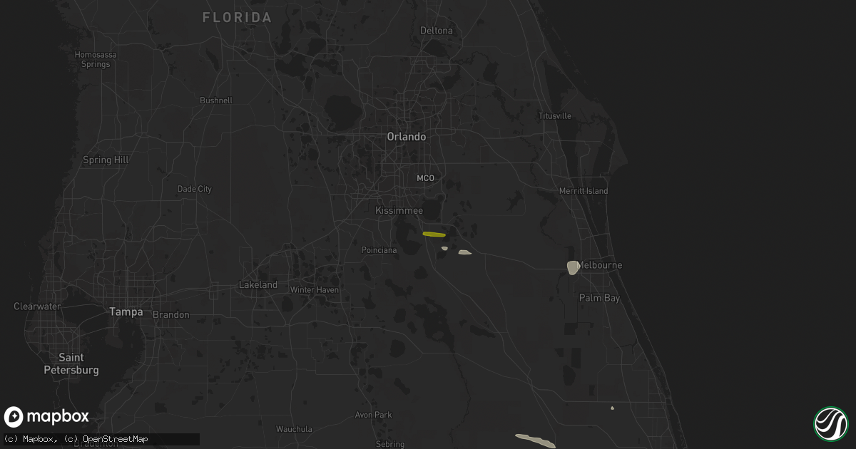 Hail map in Saint Cloud, FL on March 13, 2023