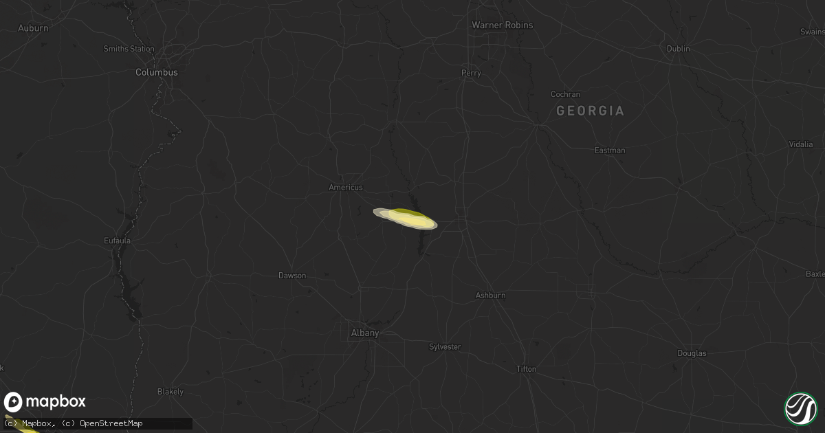 Hail map in Cobb, GA on March 13, 2025