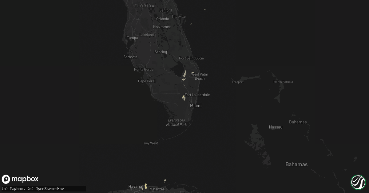 Hail map on March 14, 2026