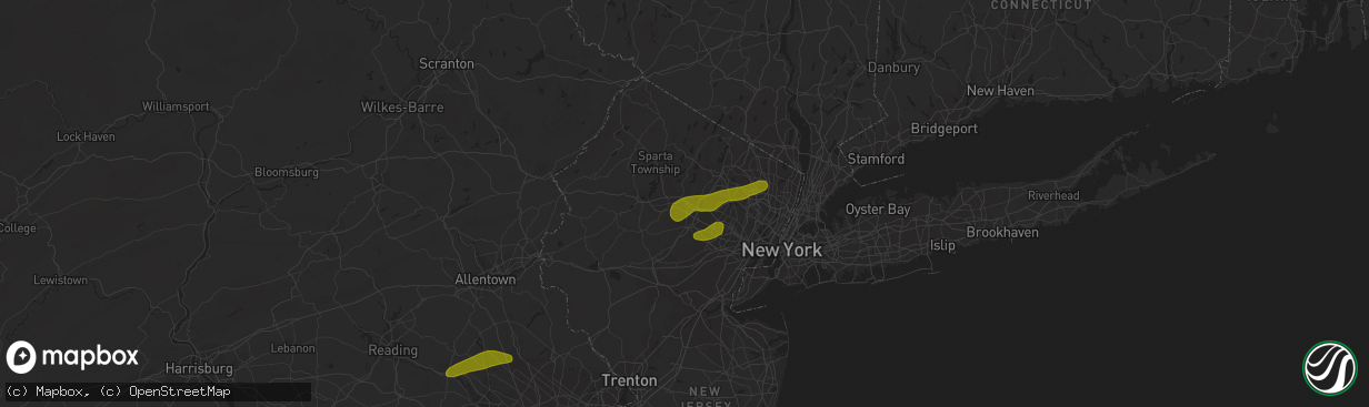 Hail map in Denville, NJ on March 15, 2019