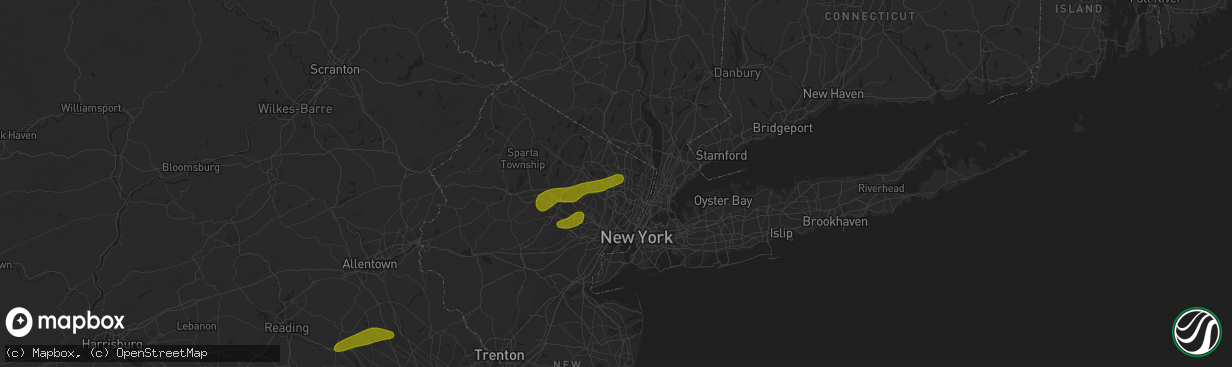 Hail map in Fair Lawn, NJ on March 15, 2019