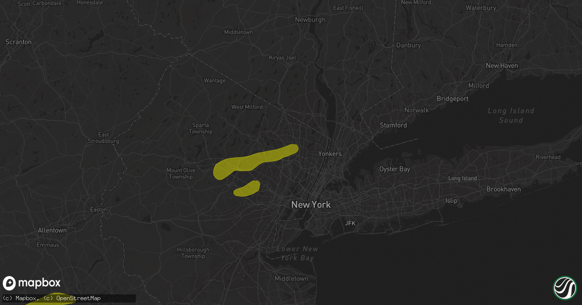 Hail map in Fair Lawn, NJ on March 15, 2019