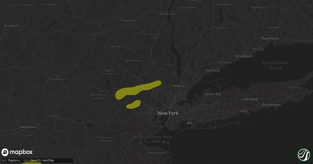 Hail map in Glen Rock, NJ on March 15, 2019