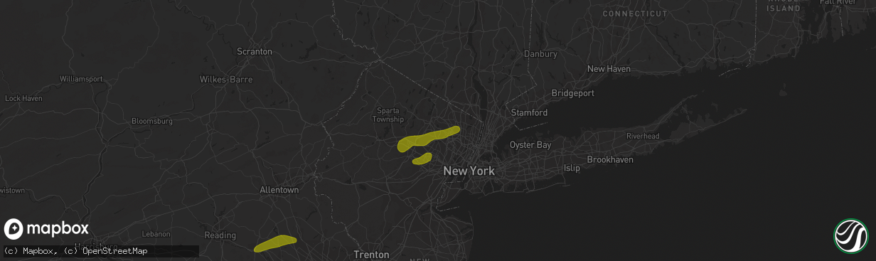 Hail map in Wayne, NJ on March 15, 2019