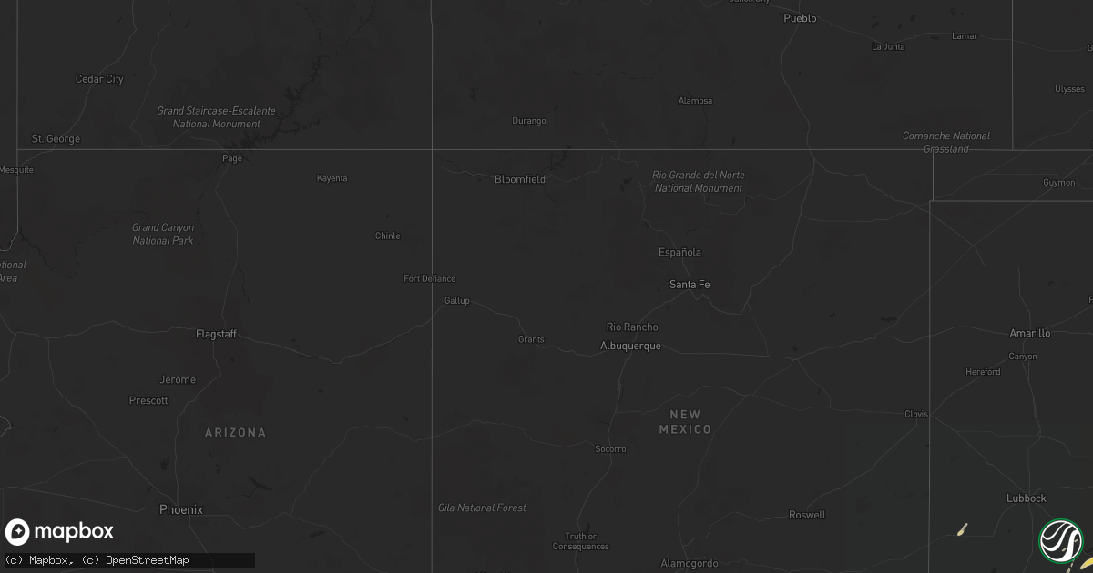 Hail map on March 15, 2020