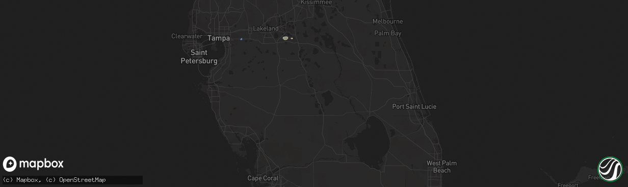 Hail map in Clermont, FL on March 15, 2022